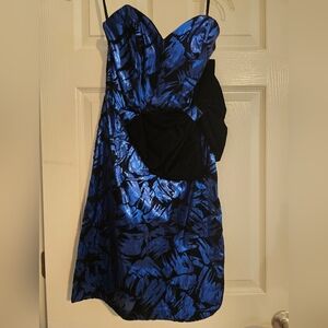Vintage 80s dress with large bow